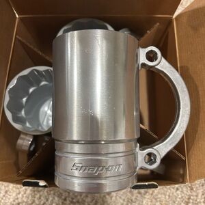 Snap-On Tools Beer Mugs Aluminum Metal Flankard Steins